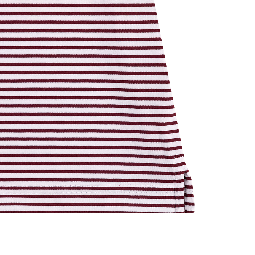 Texas A&M Maroon and White Versa Feeder Stripe Polo