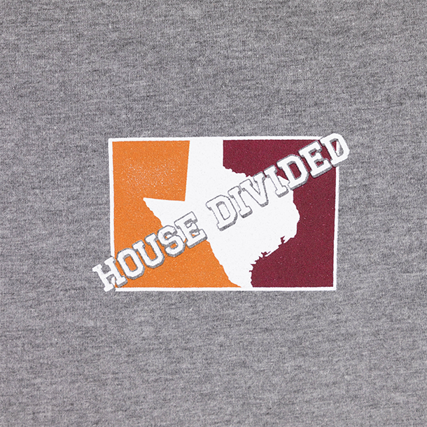 Texas A&M vs Texas House Divided T-Shirt