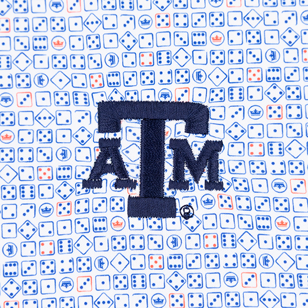 Texas A&M Peter Millar Featherweight No Dice Polo