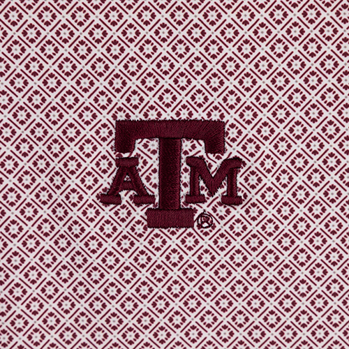 Texas A&M Collegiate Outfitters Diamond Pattern Polo