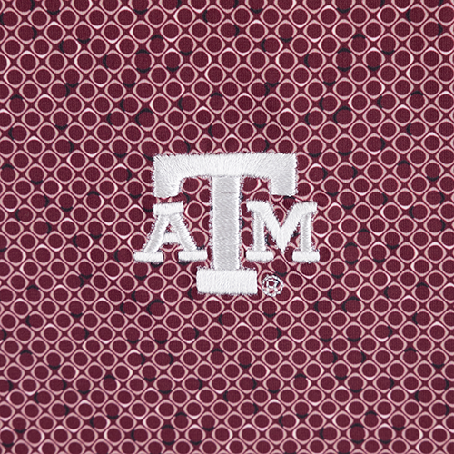 Texas A&M Collegiate Outfitters Rings Pattern Polo