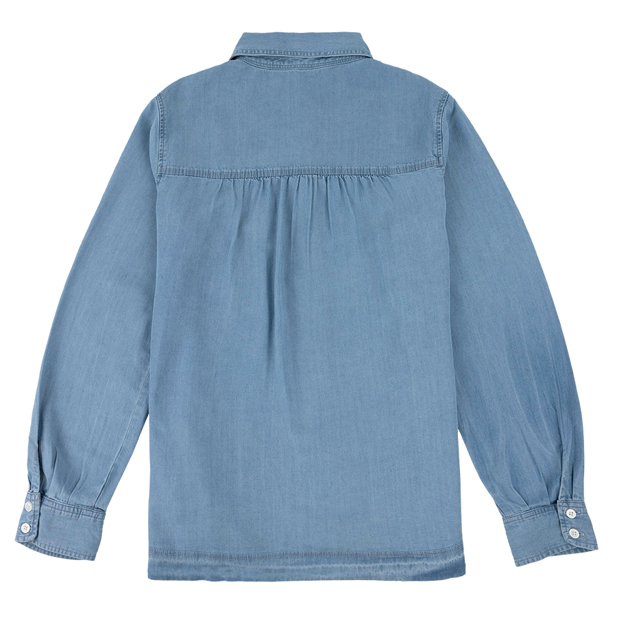 Travis Mathew Women's Chambray Button Down Long Sleeve