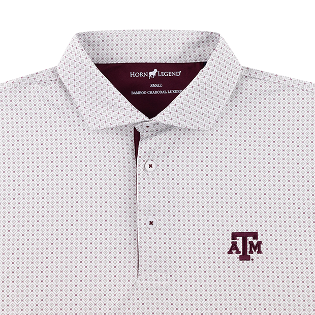 Texas A&M Horn Legend Baseball Single Polo