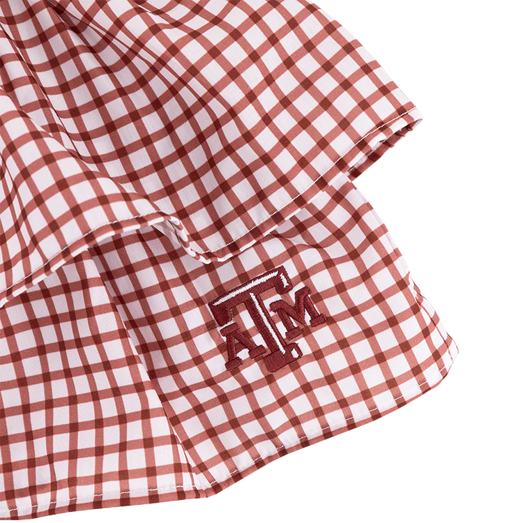 Texas A&M Windowpane Skirt Set