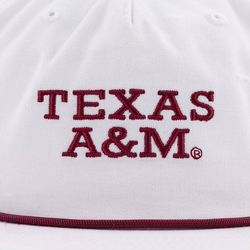 Texas A&M Collegiate Outfitters White Rope Cap