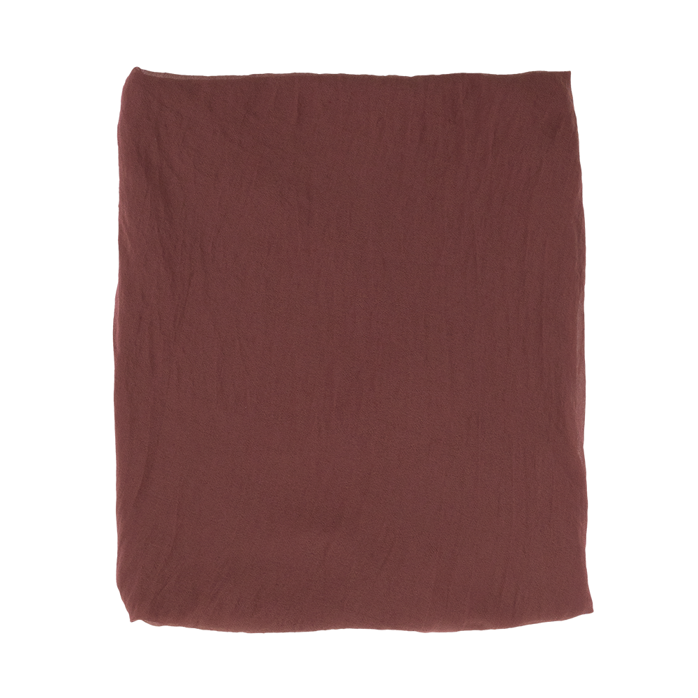 Heather Maroon Asymmetrical Modal Scarf