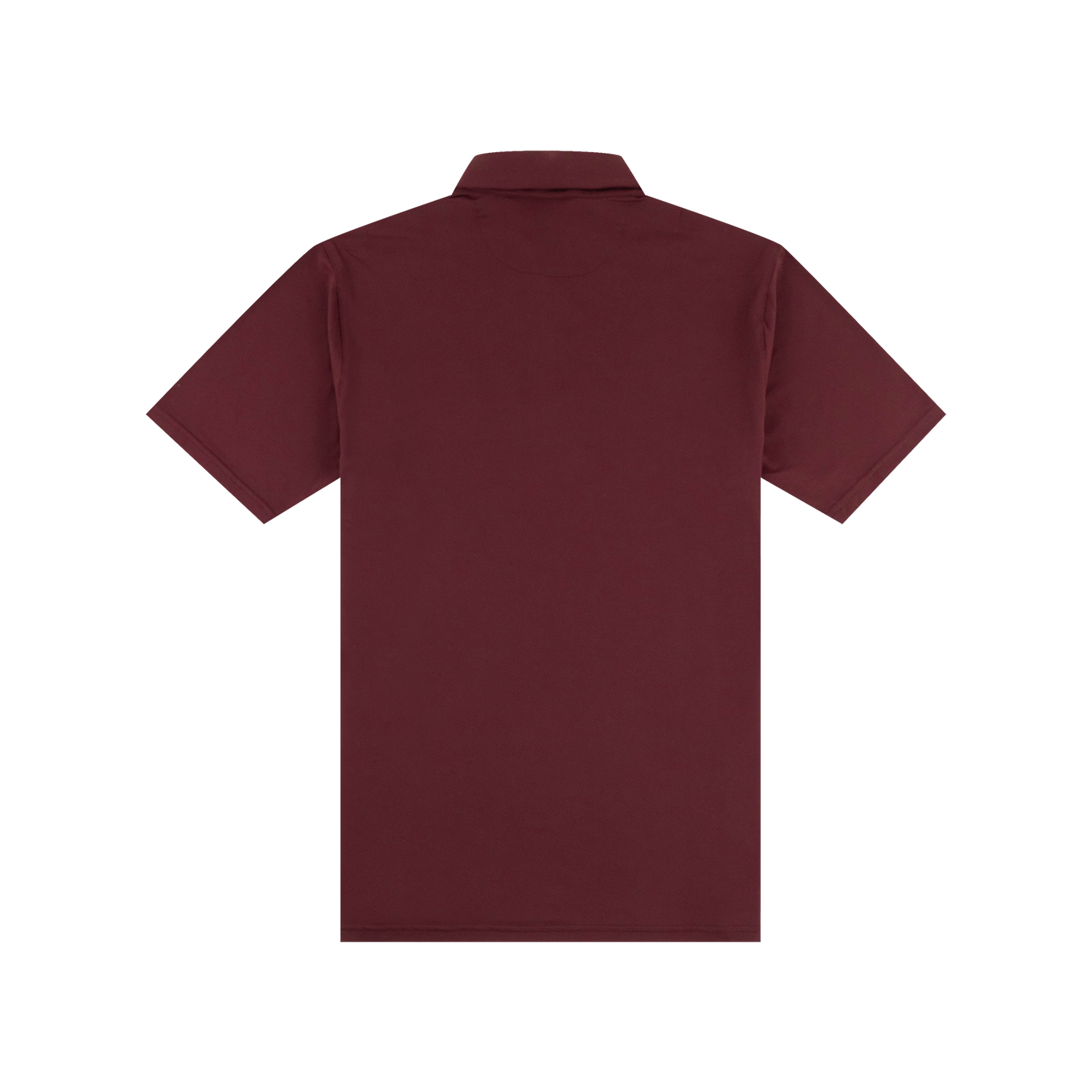 Saw 'Em Off Antigua Solid Maroon Polo