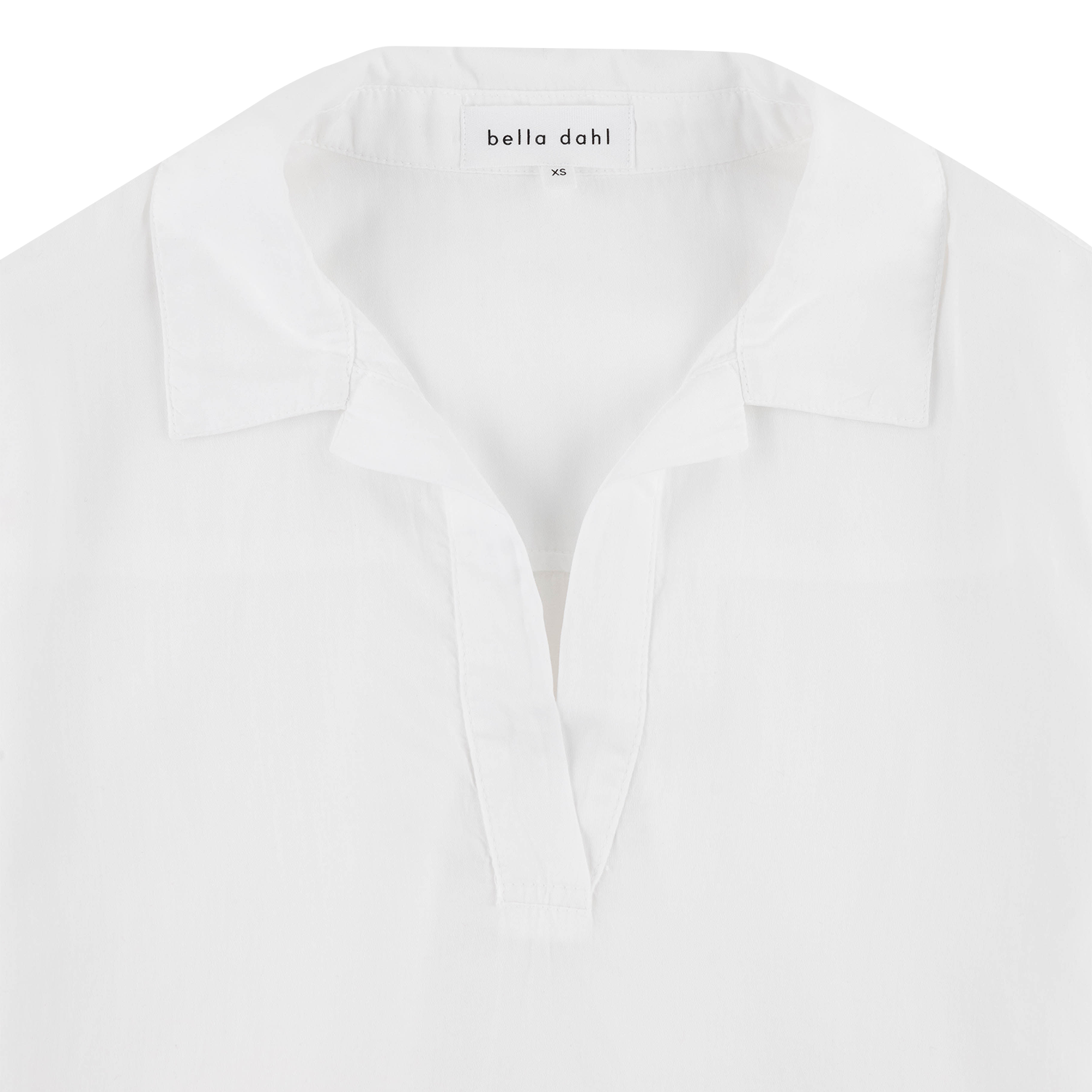 Short Sleeve White Pullover