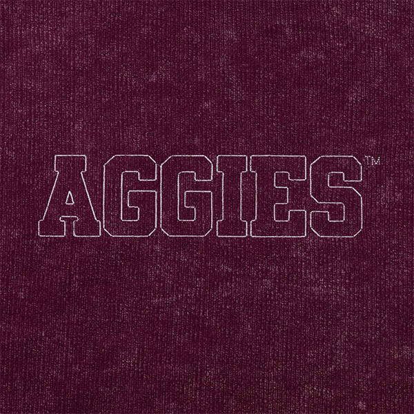 Collegiate Outfitters Maroon Aggies Corduroy Sweatshirt