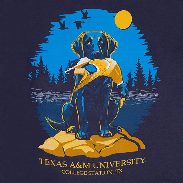 Texas A&M Lake Dog T-Shirt