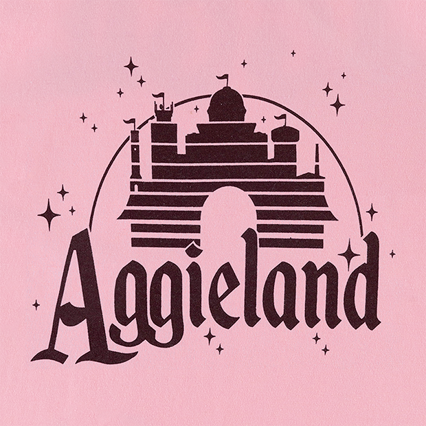 Pink Kids Aggie Castle T-Shirt