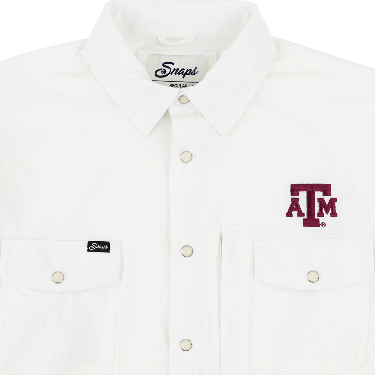 Texas A&M Snaps White Long Sleeve Tailgater