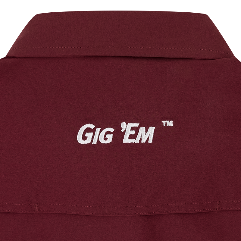 Texas A&M Snaps Gig 'Em Maroon Short Sleeve Tailgater