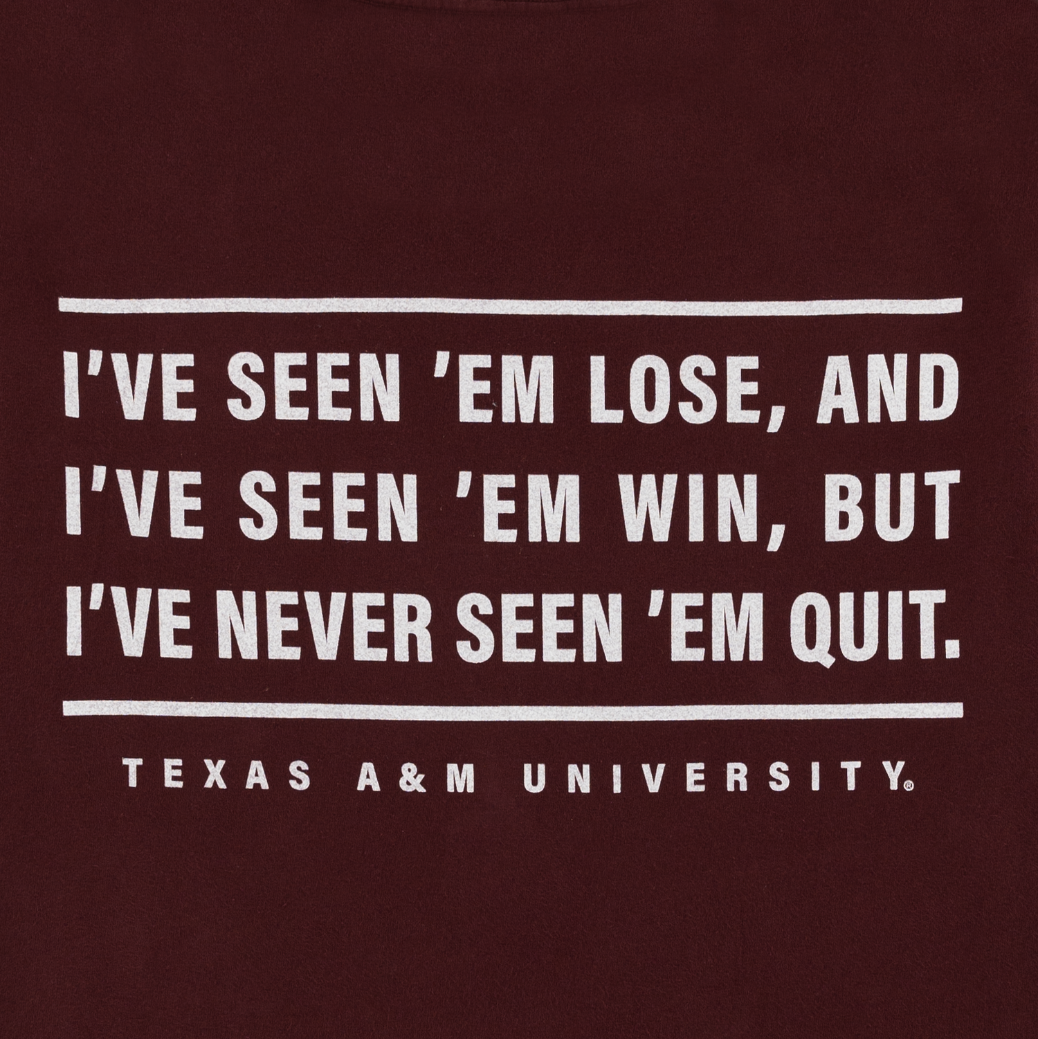 Maroon Out Texas Aggies Ol' Sarge T-Shirt 3X / Maroon