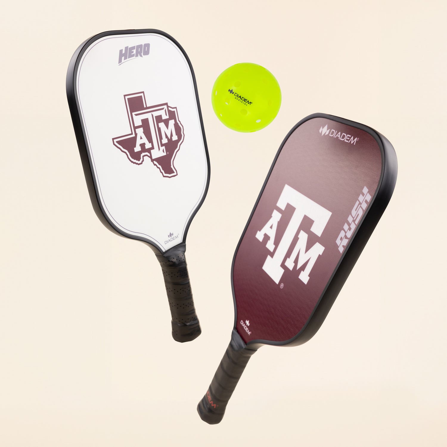 Texas A&M Diadem Rush Intermediate Pickleball Paddle