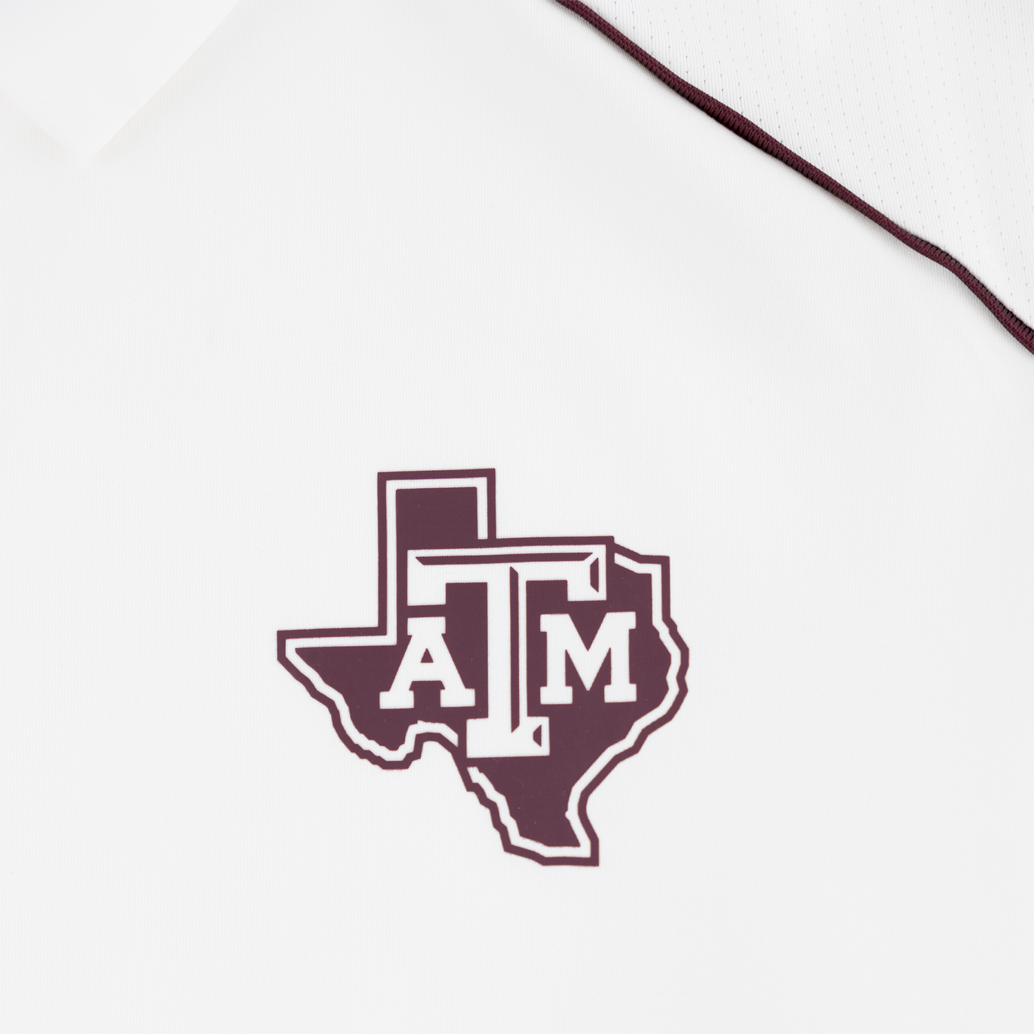 Adidas Texas A&M Aggies White 2017 Coaches Sideline Climalite Polo