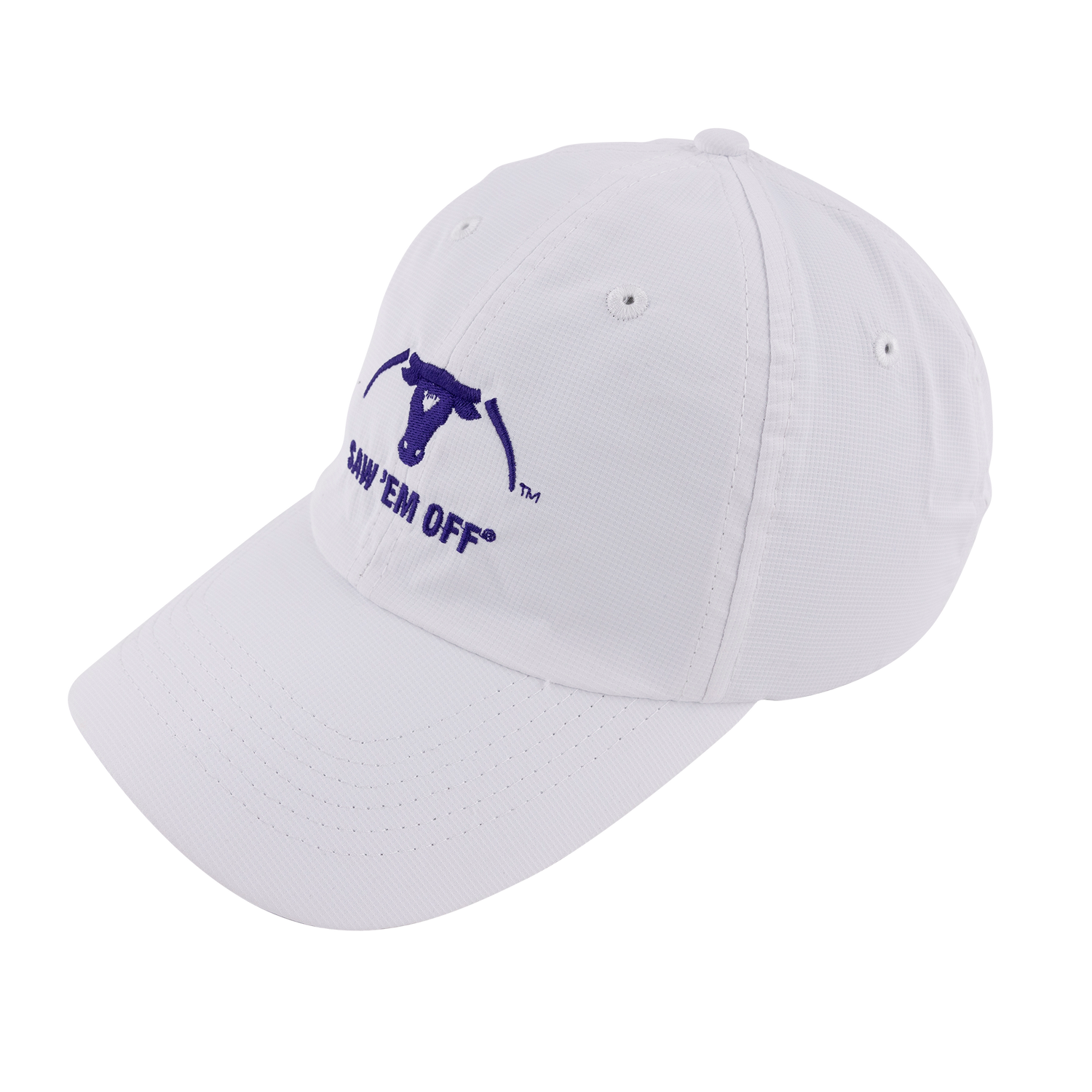 Saw 'Em Off Purple Embroidery Hat