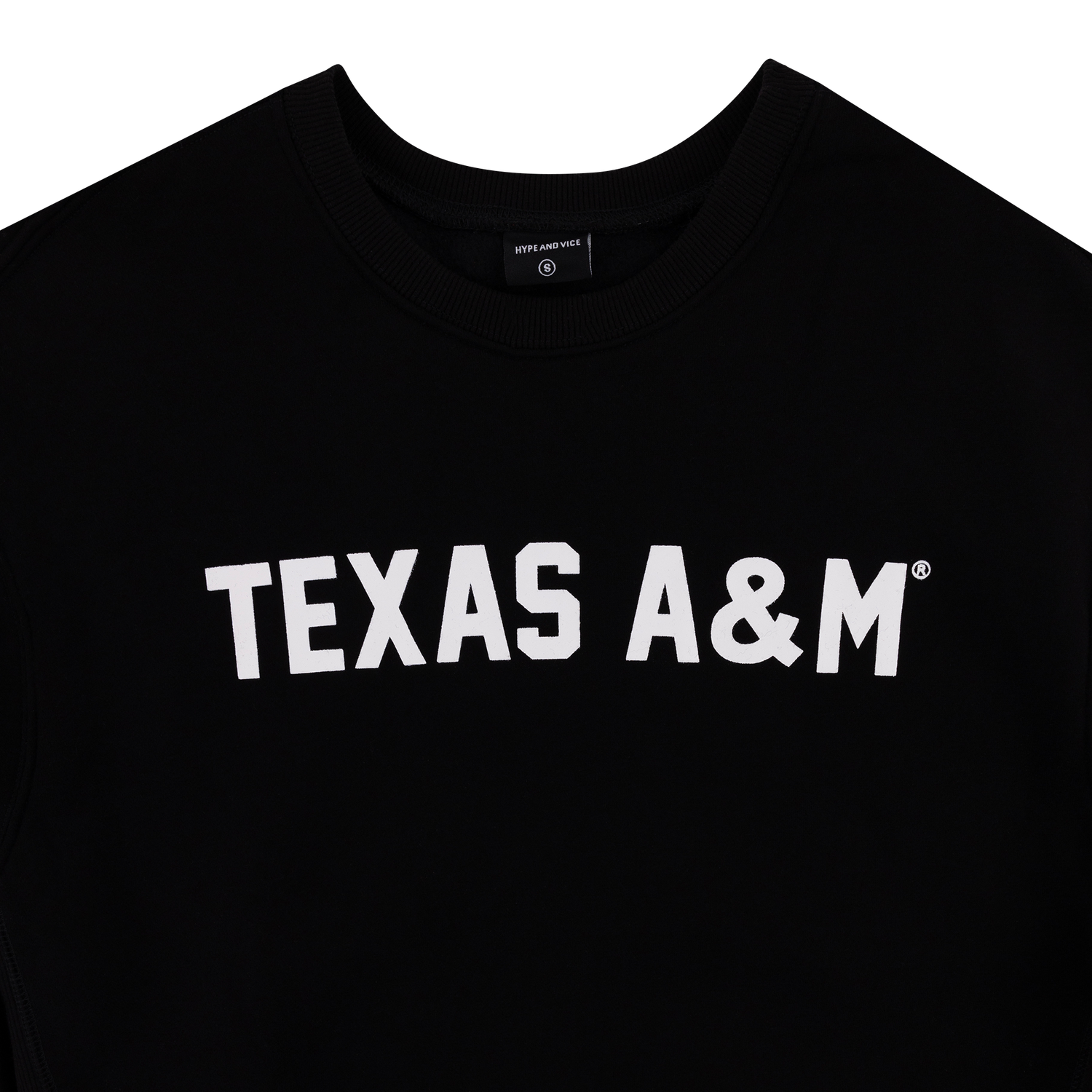 Texas A&M Black Hype & Vice Crewneck