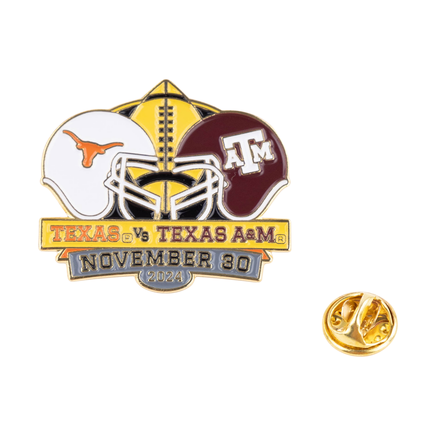 2024 Texas A&M vs Texas Lapel Pin