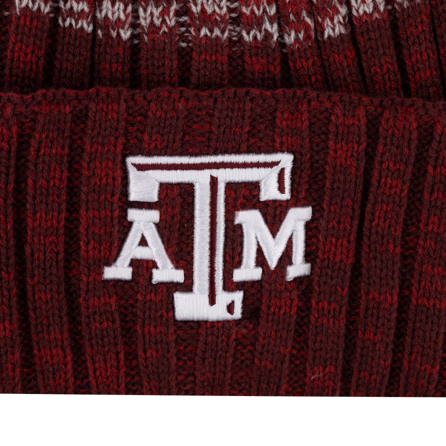 Texas A&M Youth Cascade Cuff Knit Beanie