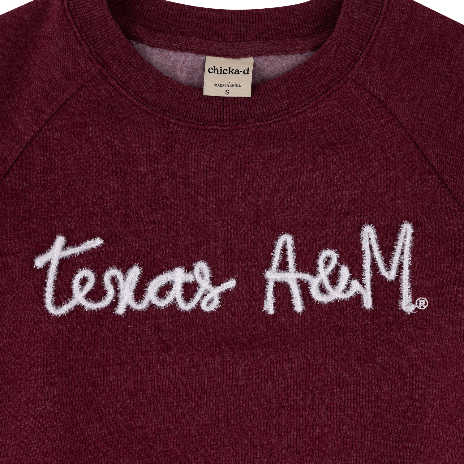 Texas A&M Rope Boxy Raglan Pullover