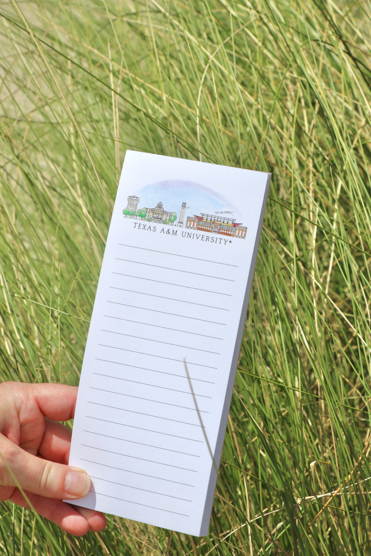 Texas A&M Skyline Notepad