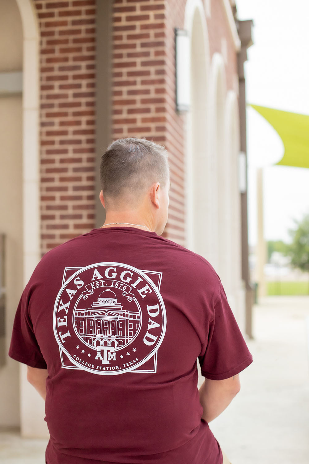 Texas Aggie Dad Academic Maroon T-Shirt