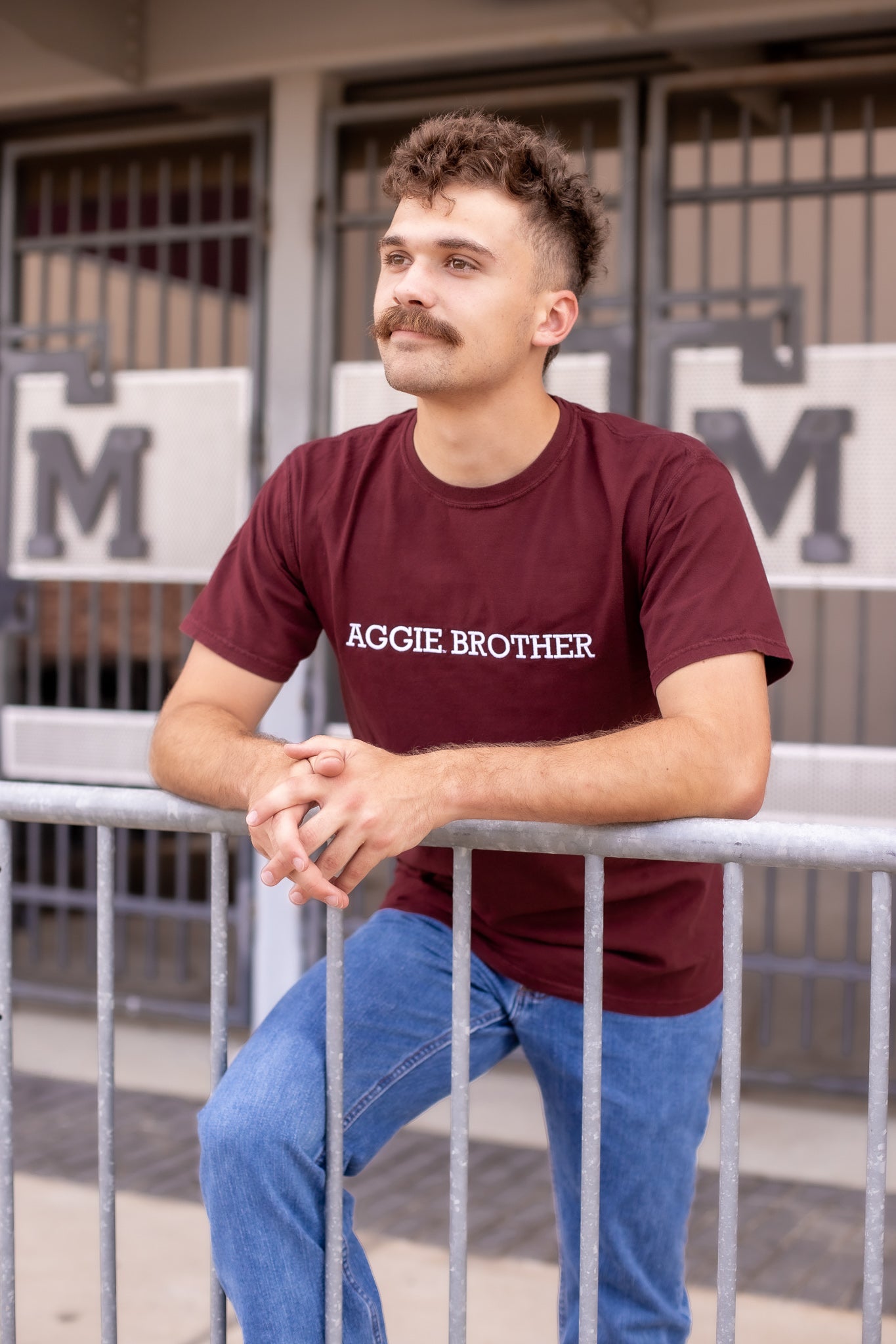 Embroidered Aggie Brother T-Shirt