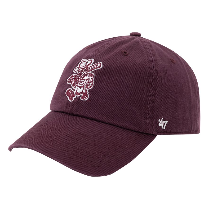 Maroon Adjustable hat with baseball ol' sarge design