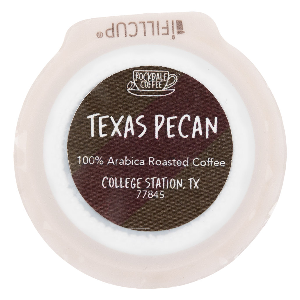 A texas Pecan 100% Arabica Roasted Coffee K- Cups