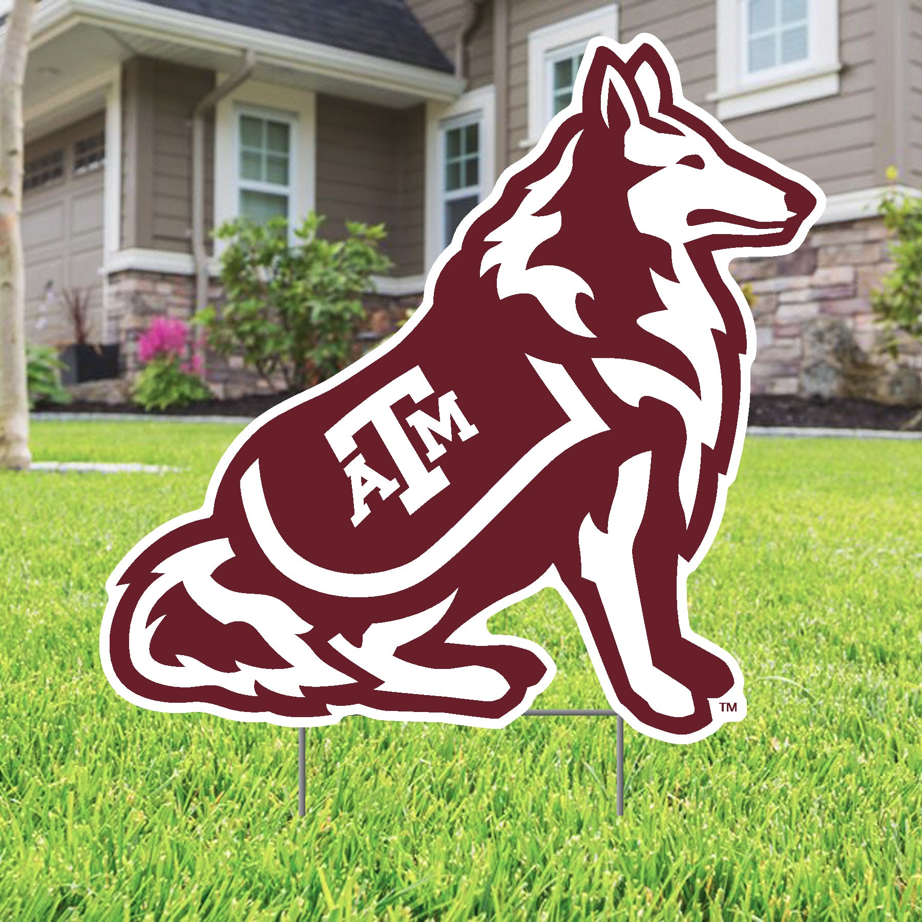 Dropship Item: Texas A&M Reveille Yard Sign 18