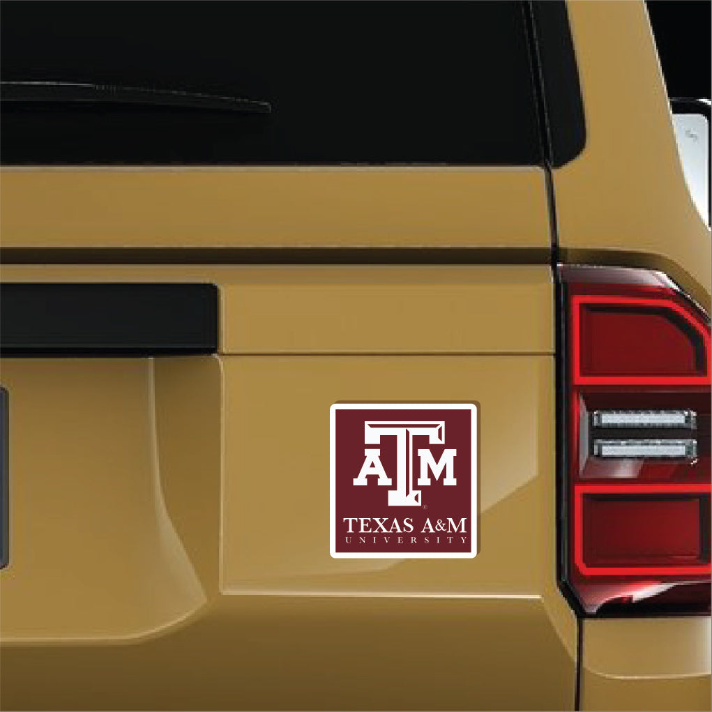 Texas A&M Square Magnet