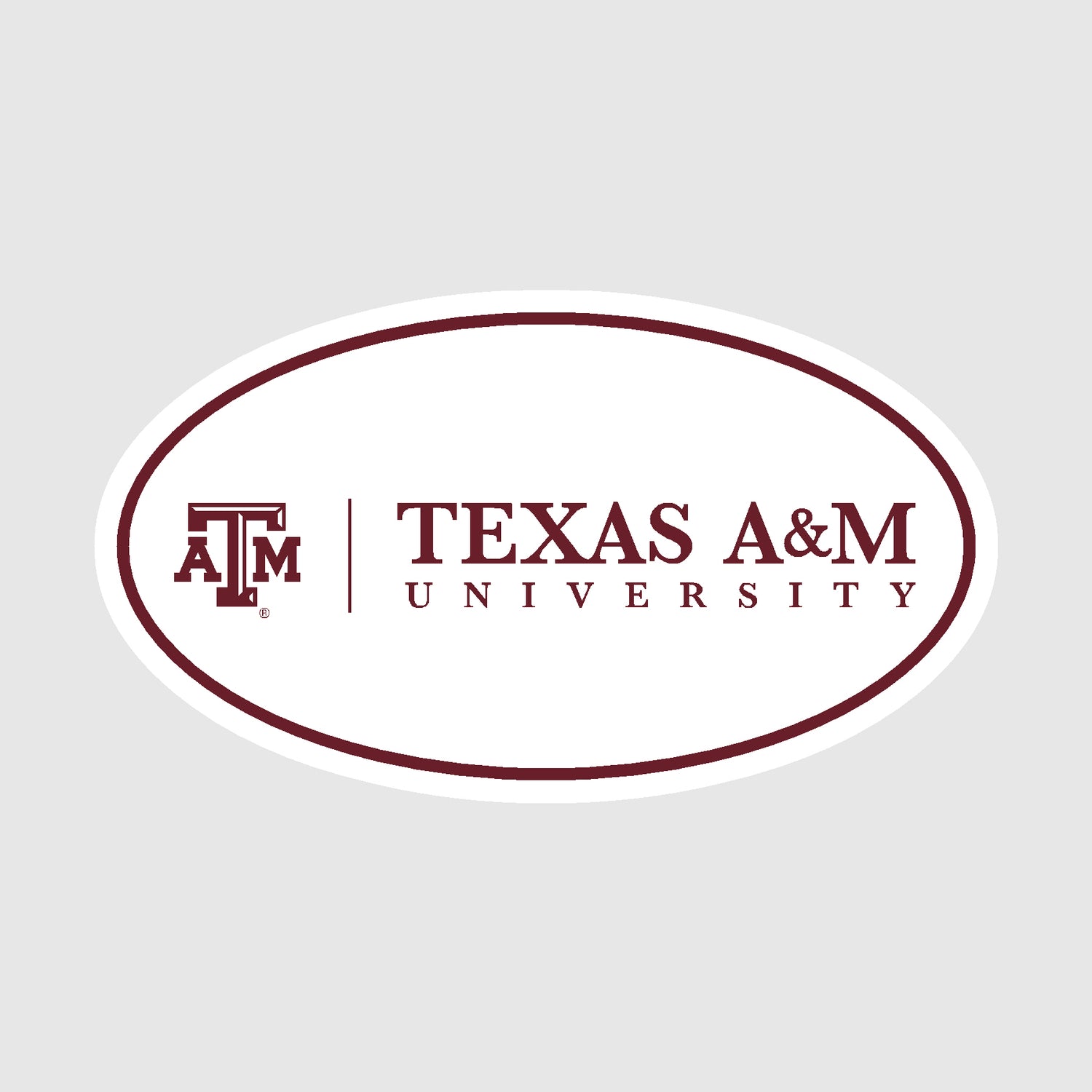 Texas A&M University Oval Magnet