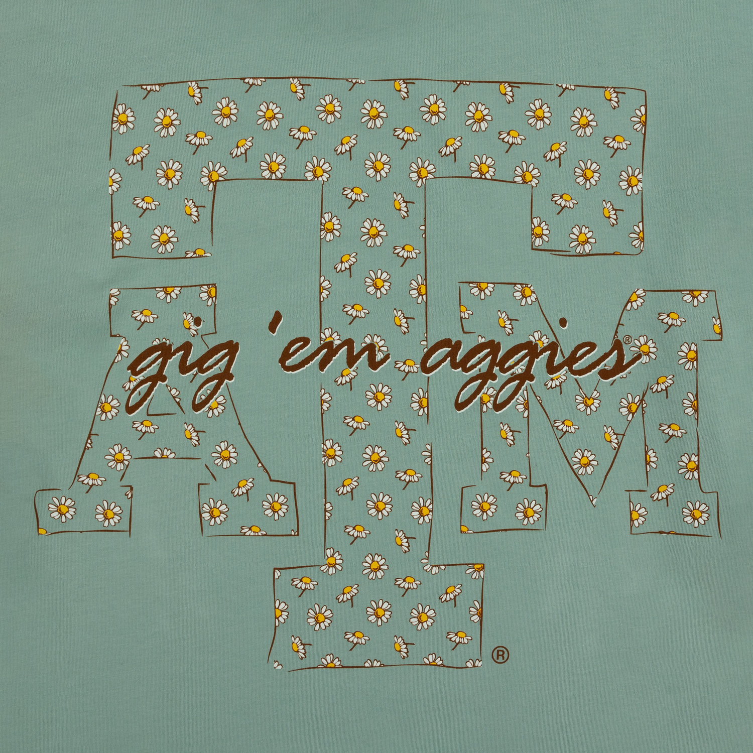 Texas A&M Daisy Gig 'Em Aggies T-Shirt