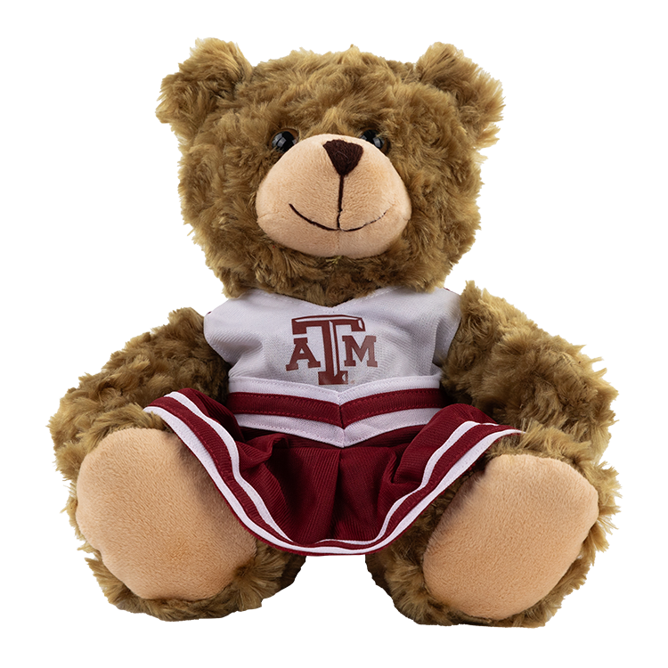 Teddy Bear with ATM cheerleader outfit