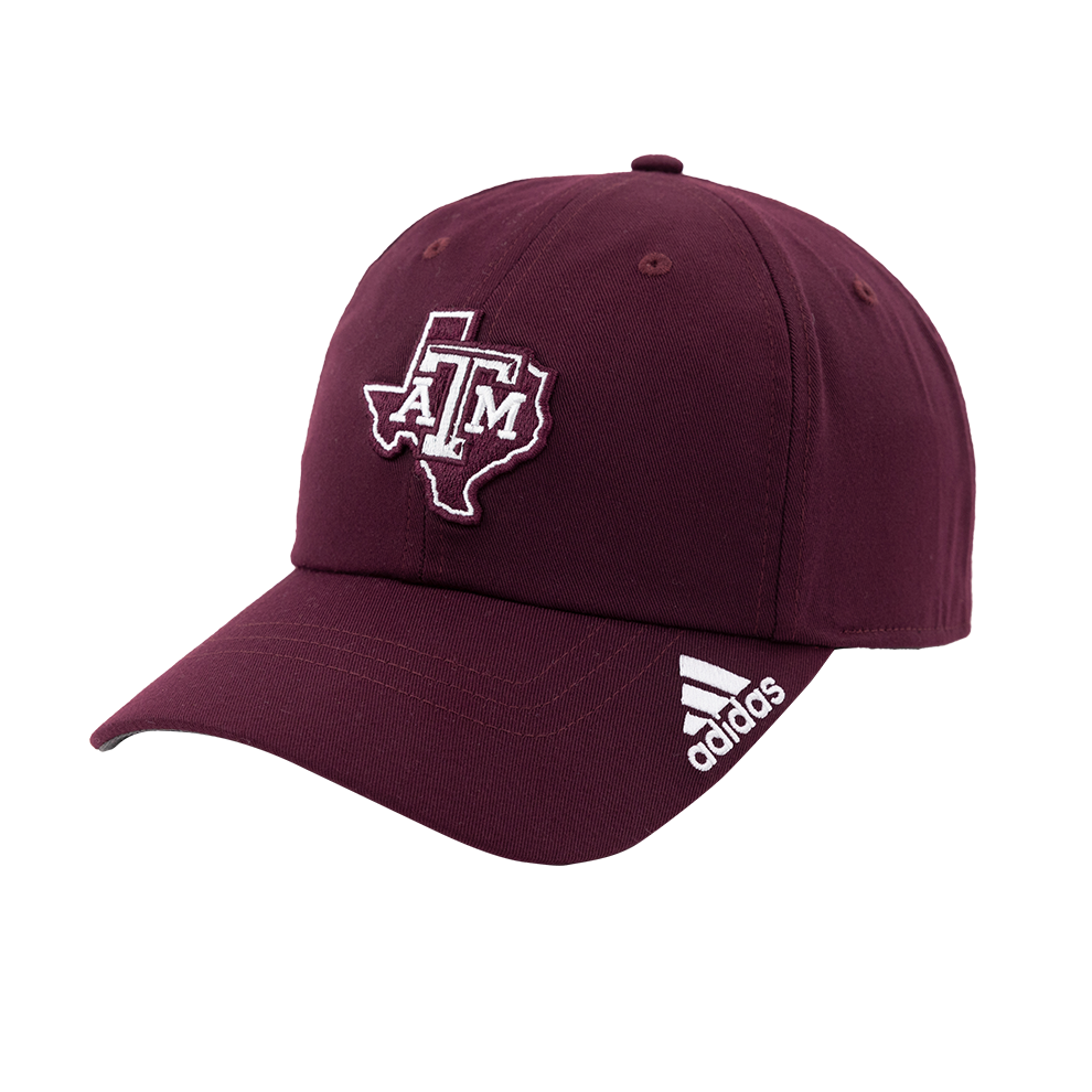 Maroon hat with Maroon Lonestar A&M design