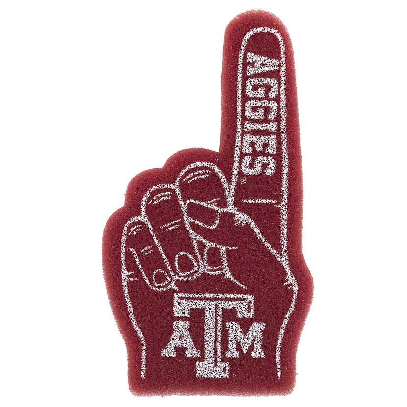 6.5 Inch Maroon Texas A&M Aggies Foam Finger