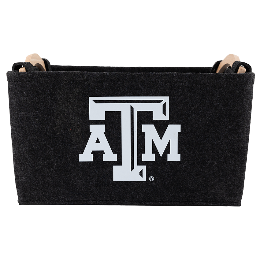 Black Wool Basket with White ATM decal