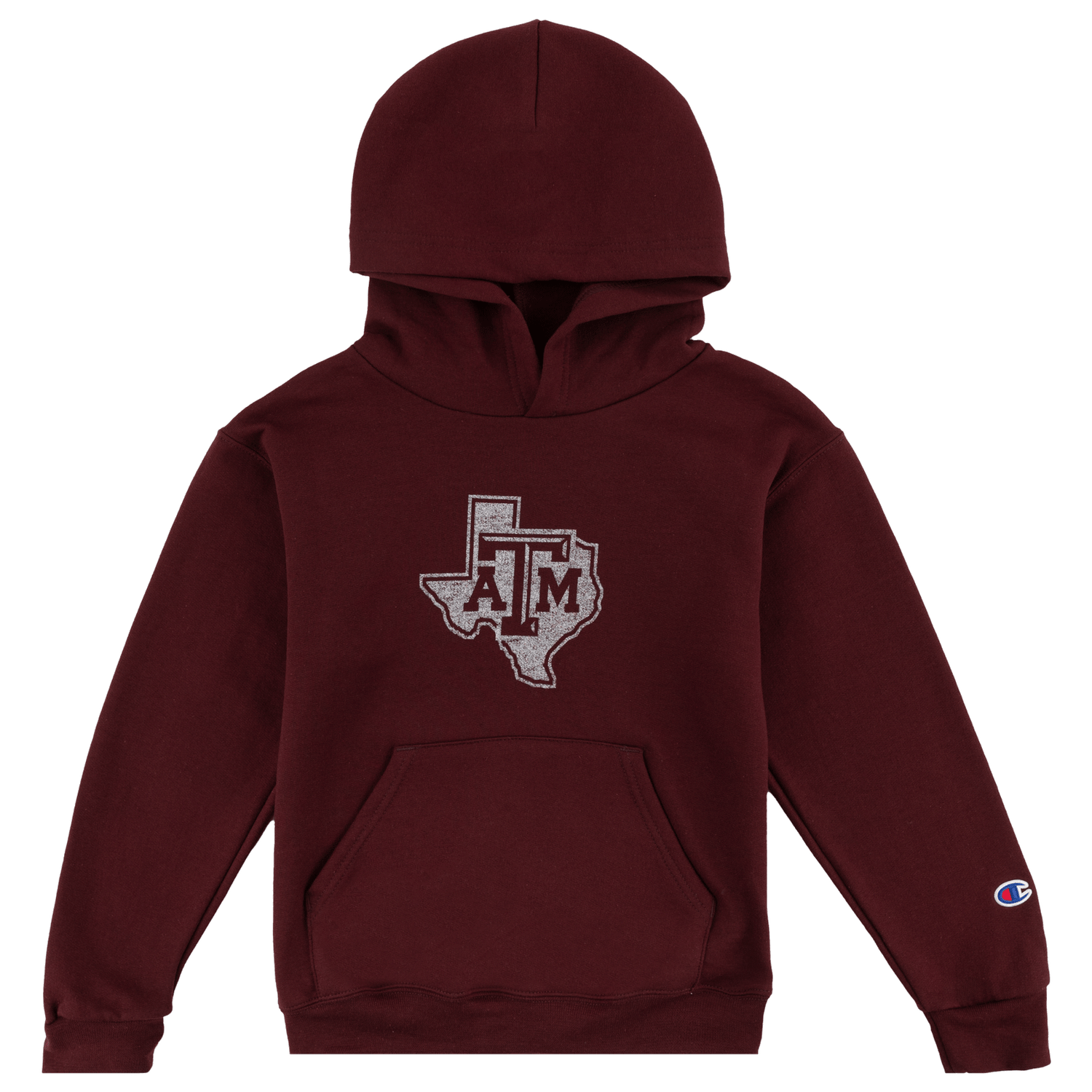 Maroon hoodie with Texas A&M logo