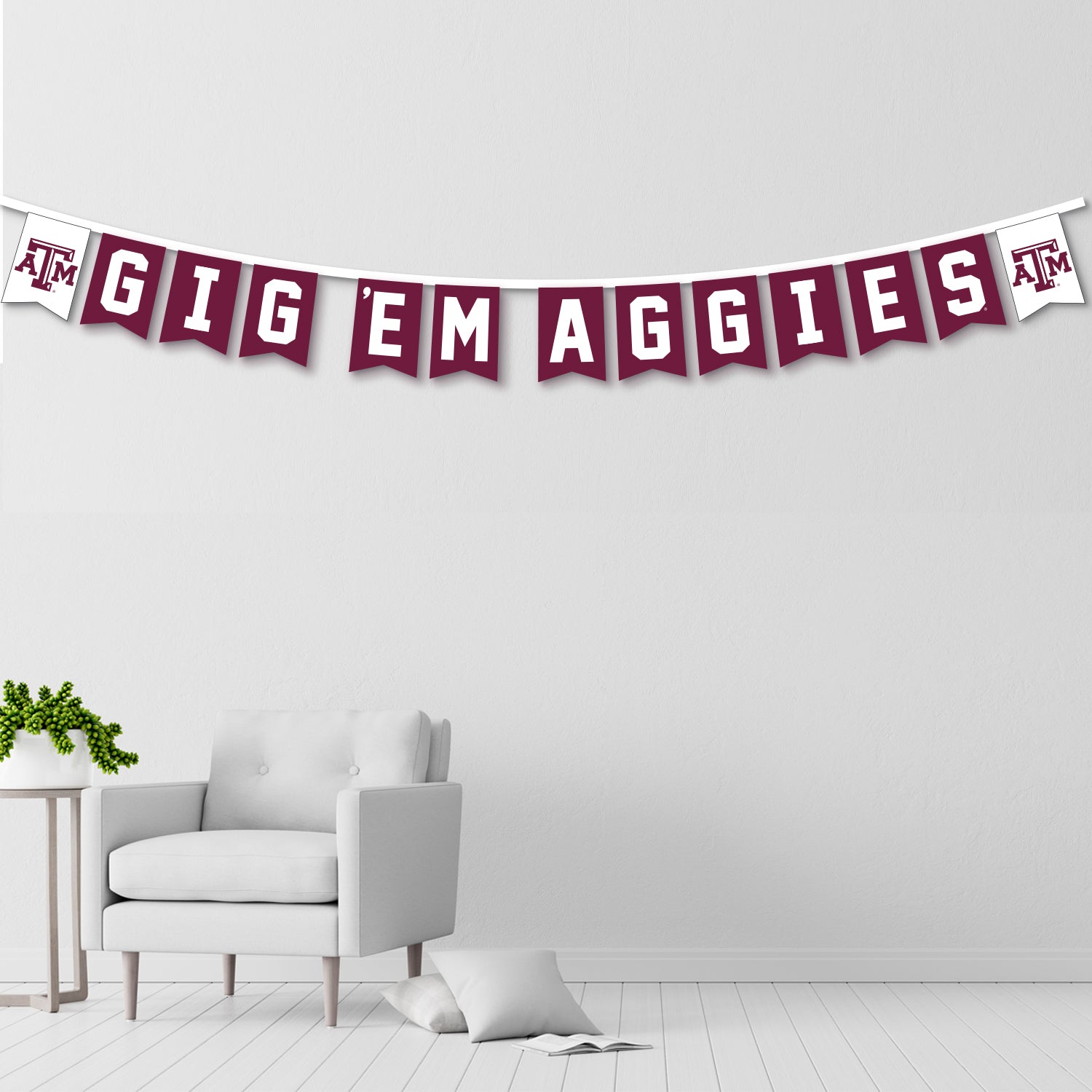 Gig'Em Aggies Banner String