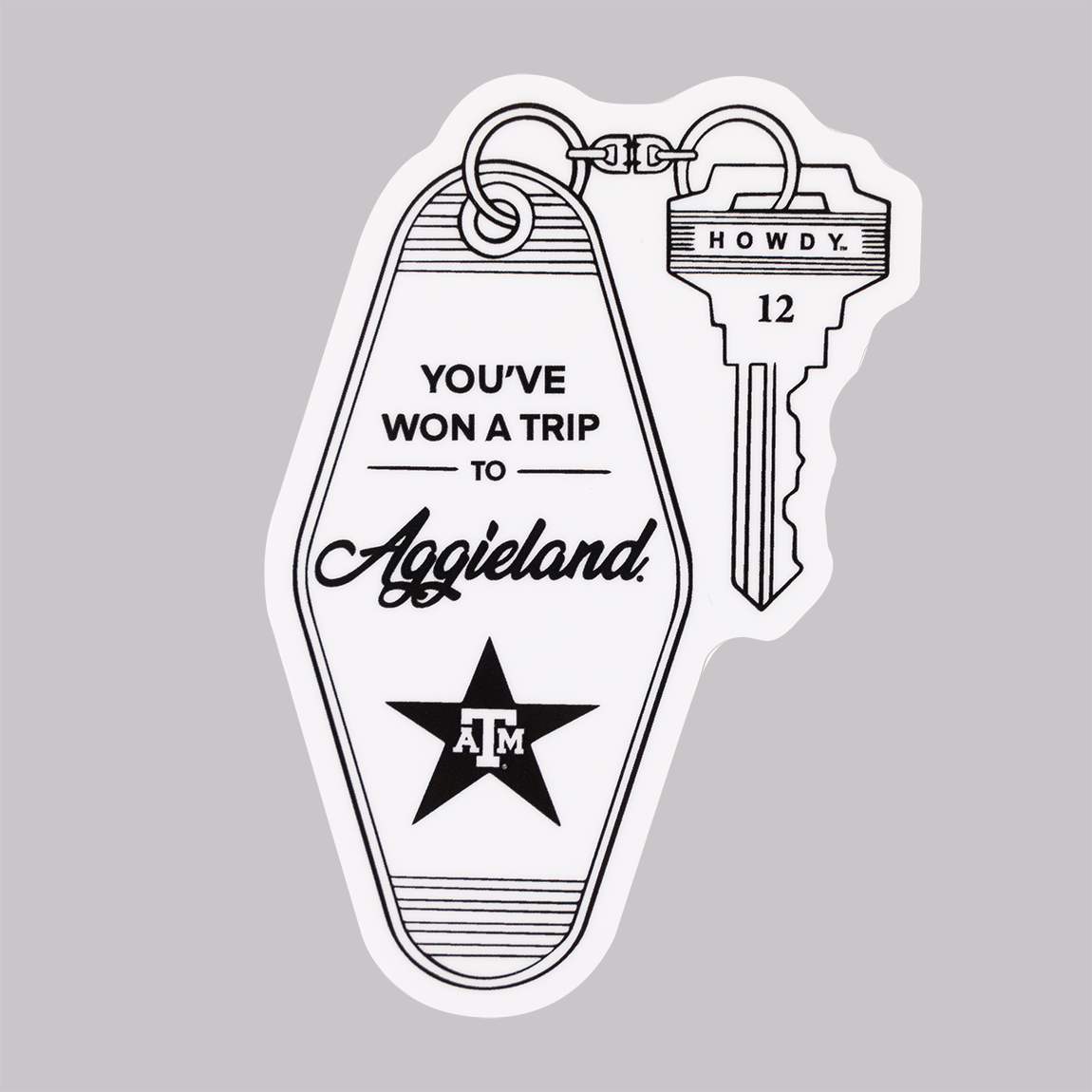 Aggie Vacation Sticker