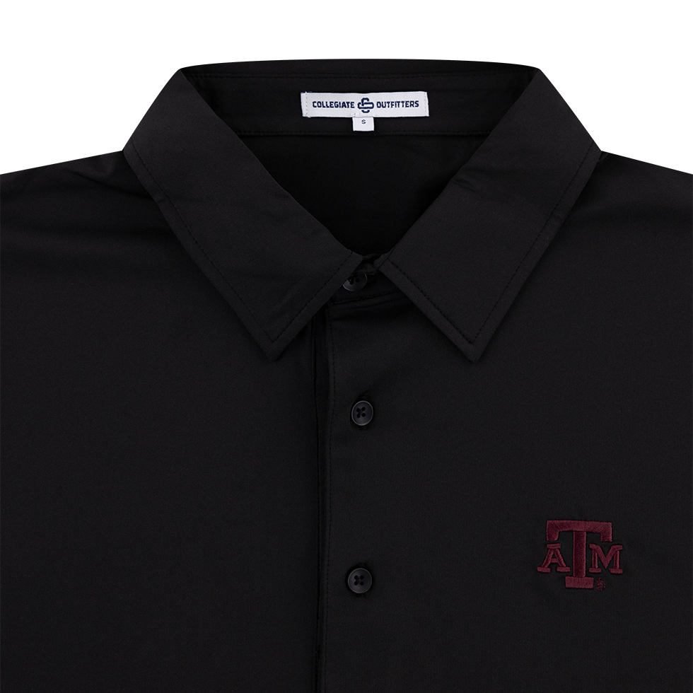 Texas A&M Collegiate Outfitters Black Polo