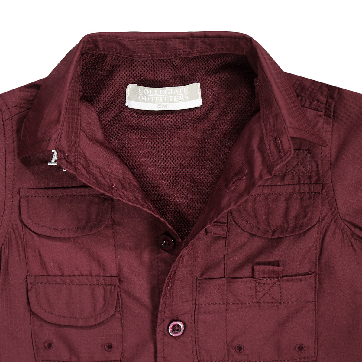  Maroon Fishing Shirt