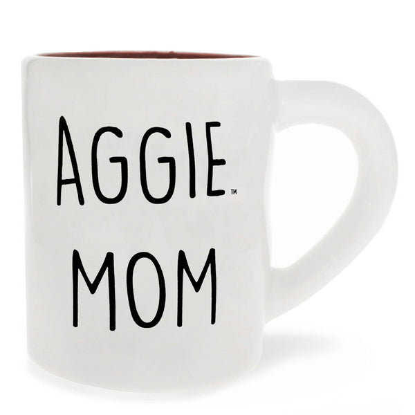 Texas Aggie Mom Floral Coffee Mug - The Warehouse at C.C. Creations