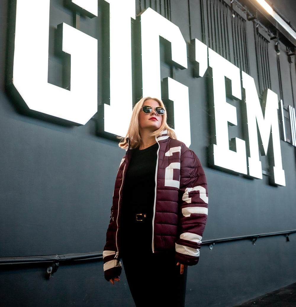 Texas A&M 1989 Vintage Puffer Jacket