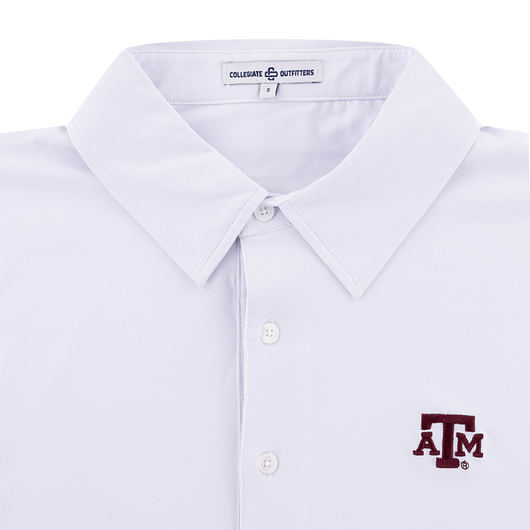 Texas A&M Collegiate Outfitters White Polo