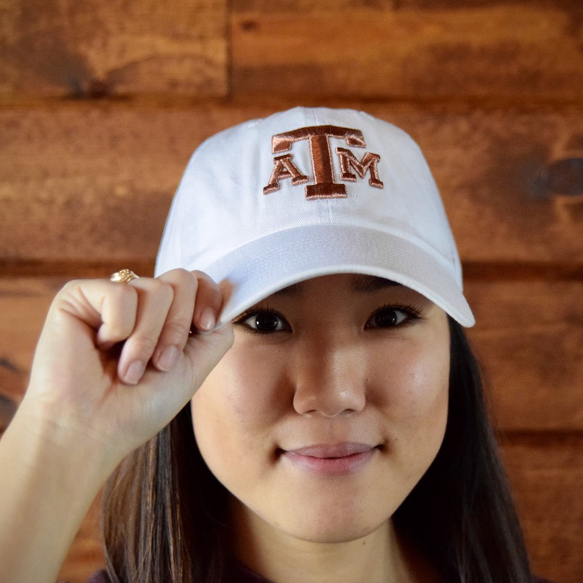 Texas A&M '47 Brand Rose Gold Clean Up Cap