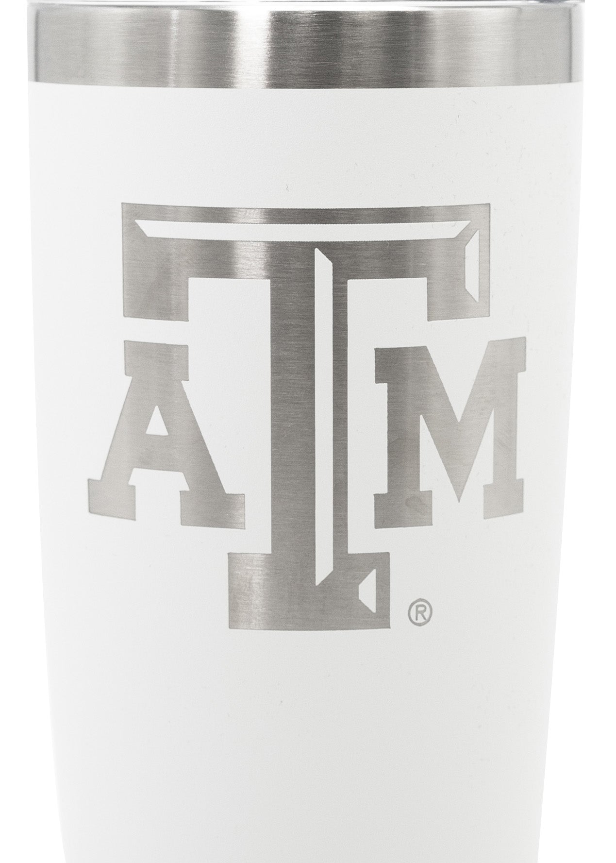 Texas A&M Yeti 20Oz White Tumbler