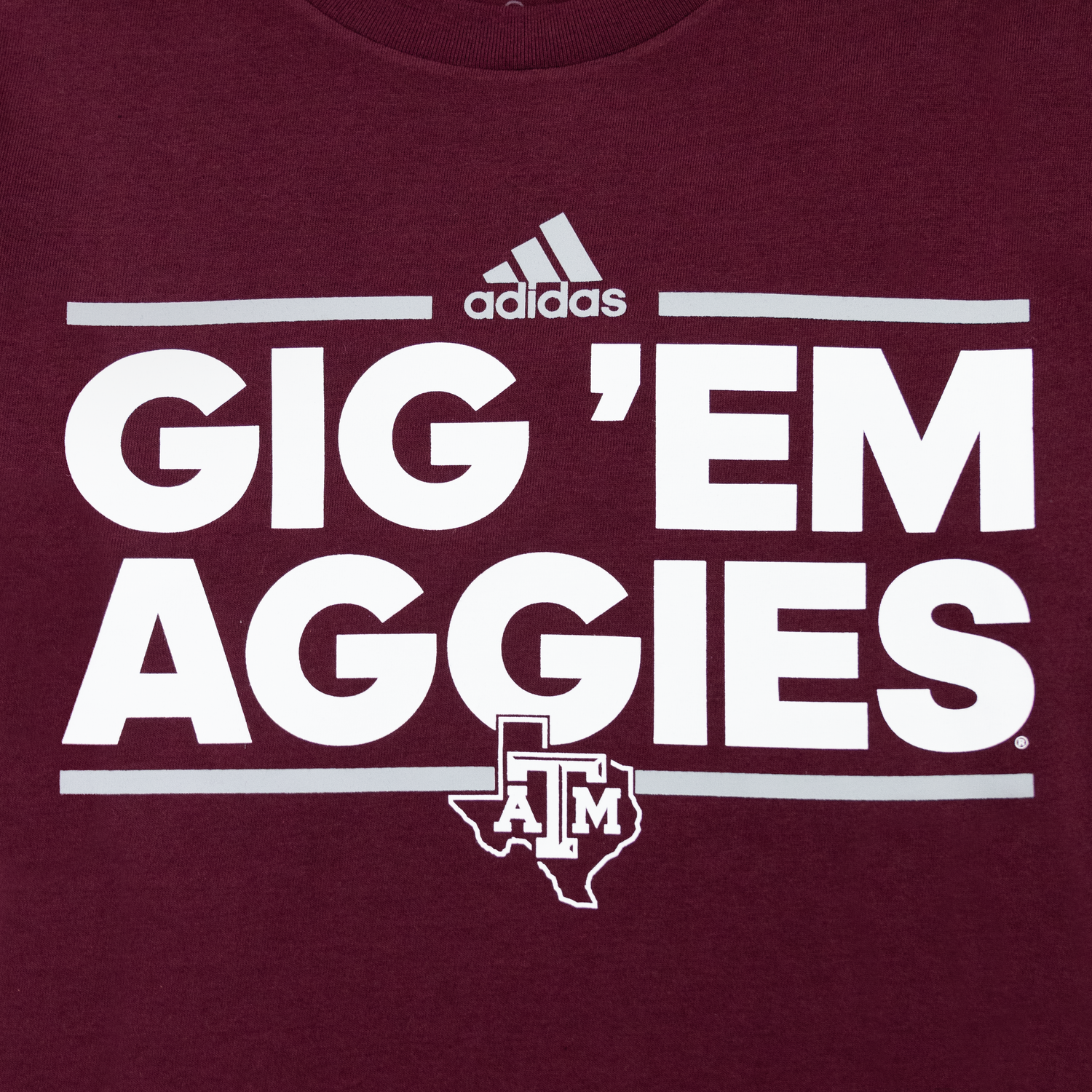 Adidas Texas A&M Youth Gig Em Aggies T-Shirt YL / Maroon