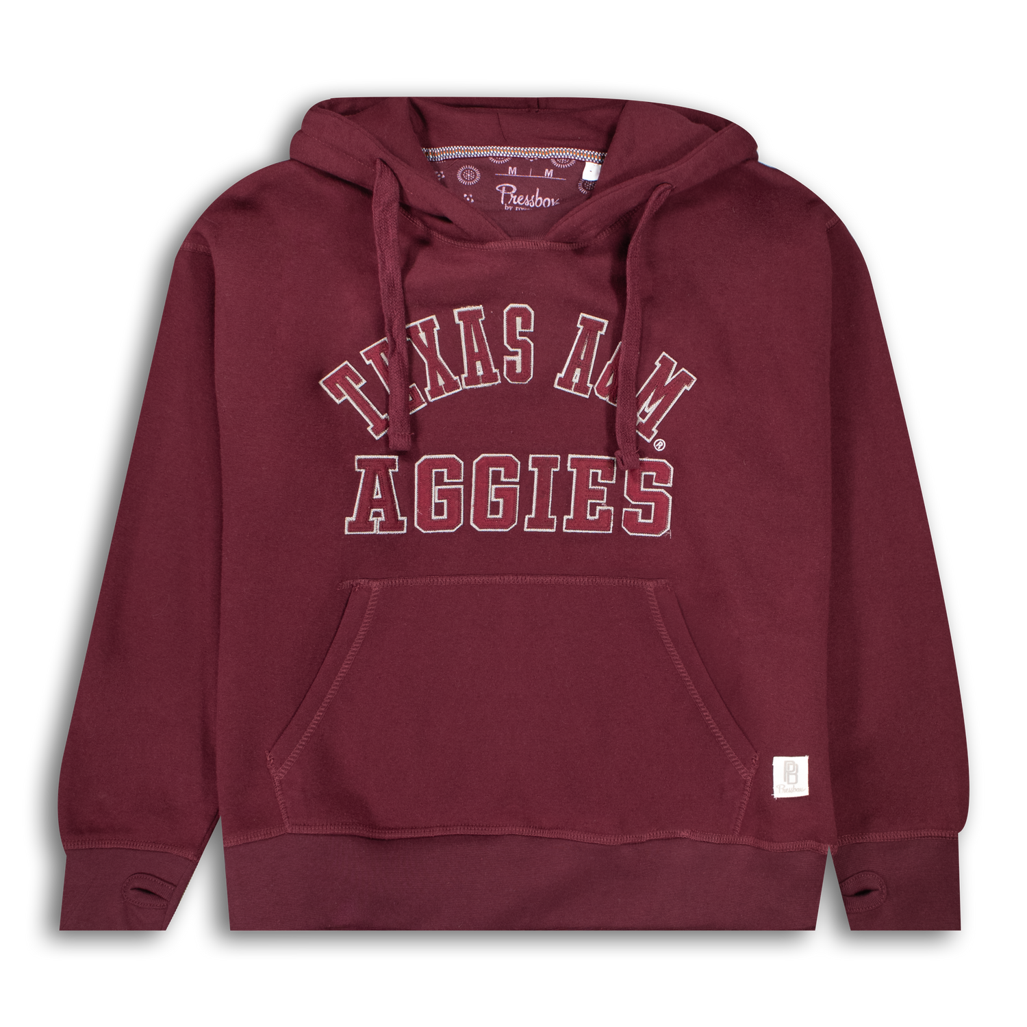 Texas A M Aggies Cozy Tackle Twill Maroon Hoodie